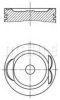MAZDA FE0123200 Piston